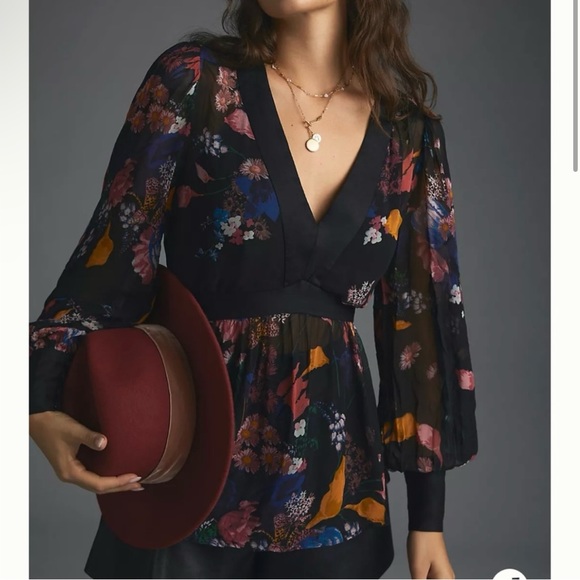 Anthropologie Tops - NWOT Maeve Anthropologie Floral Top